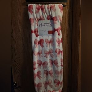 🎀✨️Cupcake & Cashmere Pink Bow 🎀Soft Throw Blanket🎀✨️